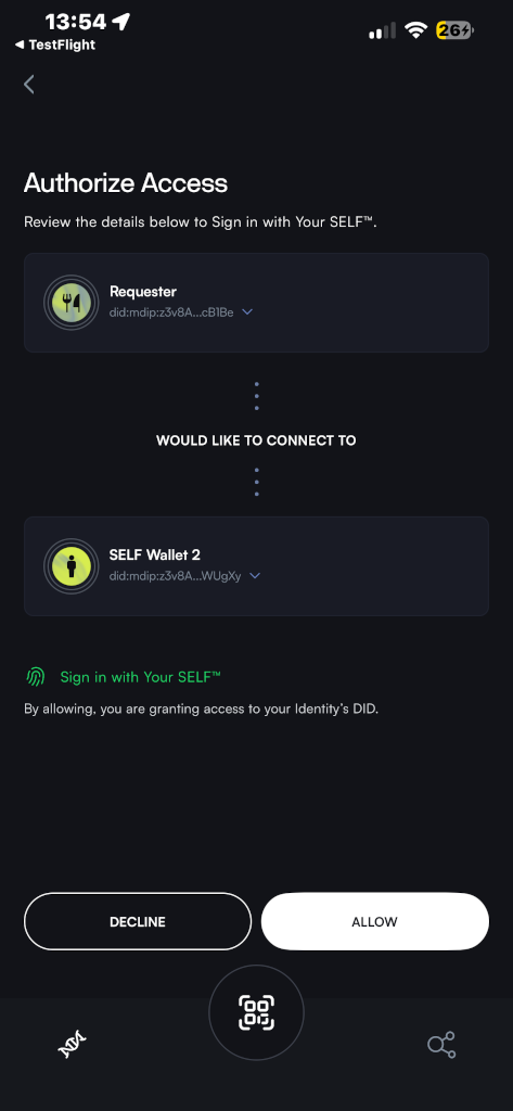 The Challenge view, showing the details of a challenge