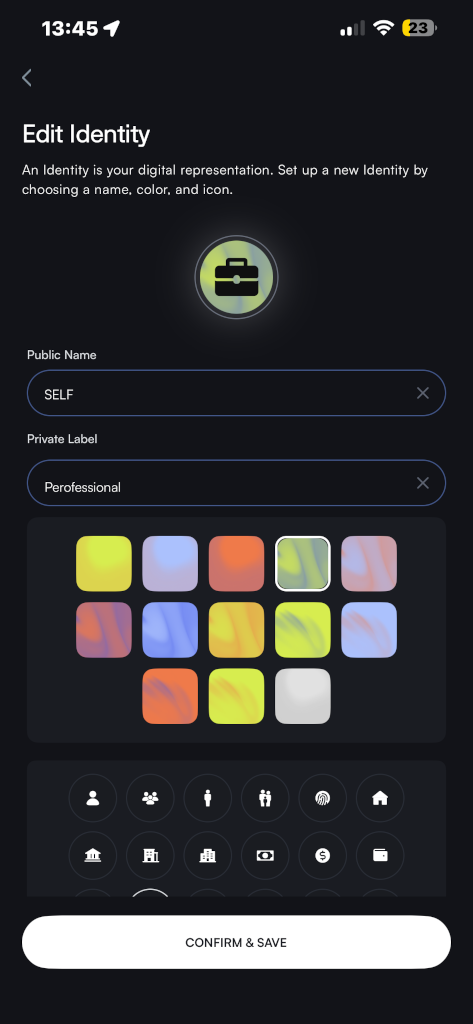 "edit identity image"